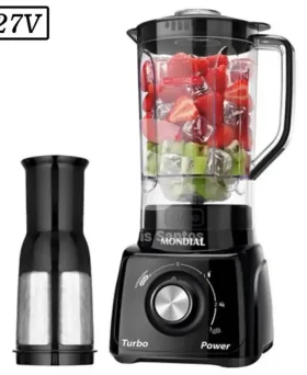 LIQUIDIFICADOR MONDIAL L-99 FB 3 VEL 127V PRETO