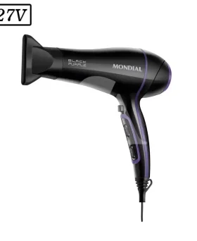 SECADOR DE CABELO MONDIAL BLACK PURPLE SCN-01 2000W 127V