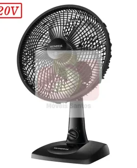 VENTILADOR MONDIAL VSP30B SUPER POWER 30CM 6 PAS 3 VEL 220V PRETO