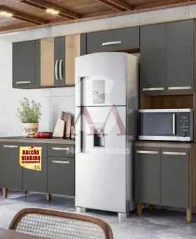 COZINHA NICIOLI FIT CARVALHO  NATURE / CHUMBO