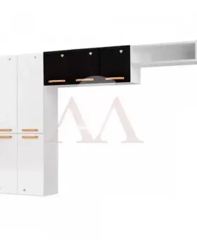 COZINHA TELASUL COMPACTA 09 7P NICHO S/VD DIAMANTE NEW SMART BRANCO /