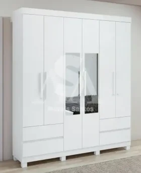ROUPEIRO 6P. ABRIR 4G LOPAS ZEUS C/ESP E C/PES BRANCO