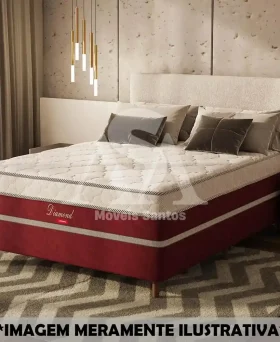CAMA BOX D28 138X188X52 LIFESPUMA DAIMOND