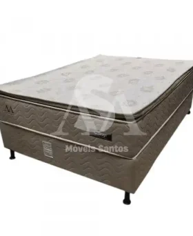 CJ BASE BOX/COLCHAO MOLAS ENSACADAS 138X188X74 DESIGN DREAM MAX C/ PIL