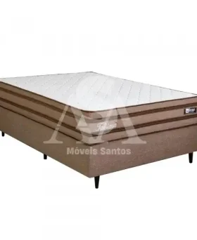 CJ BASE BOX/COLCHAO MOLAS ENSACADAS 158X198X60 DESIGN TALISMA MARROM