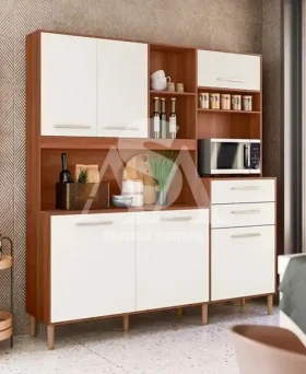 KIT 6P 2G NICIOLI SALSA AVELA/OFF WHITE CRISTAL