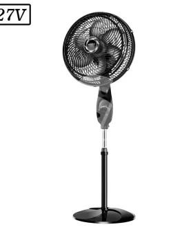 VENTILADOR MONDIAL VT30C-NB TURBO COLUNA 30CM 6 PAS 3 VEL 127V PRETO