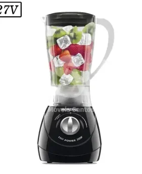 LIQUIDIFICADOR MONDIAL L550B 2 VEL  127V PRETO