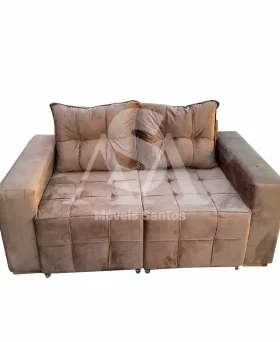 ESTOFADO BOMFLEX CROACIA RETRATIL BRONZE VELUDO