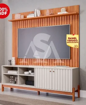 RACK BANCADA PERMOBILI HOLANDA 1.85 OFF WHITE/CINAMOMO