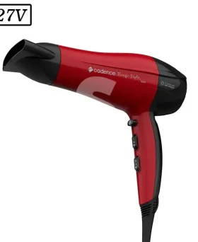 SECADOR DE CABELO CADENCE SEC560 ROUGE STYLE 127V VERMELHO