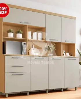 KIT 7P 2G NESHER NOBREZA 210CM CARVALHO/GREIGE 500974