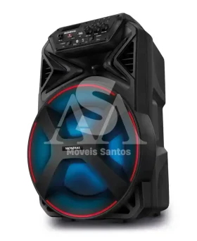 CAIXA DE SOM MONDIAL AMPLIFICADORA CM-250 CONNECT PARTY PLUS 250W