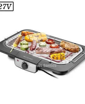 CHURRASQUEIRA ELETRICA MULTILASER CE131 GOURMET 1800W 127V PRETA