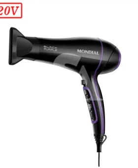 SECADOR DE CABELO MONDIAL BLACK PURPLE SCN-01 2000W 220V