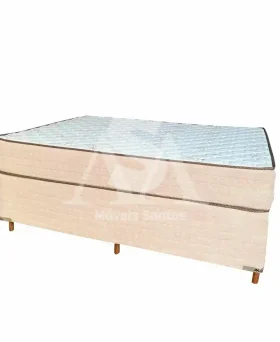 CJ BASE BOX/COLCHAO MOLAS ENSACADAS 138X188X75 MERON VERONA SOFT
