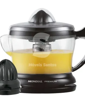 ESPREMEDOR DE FRUTAS MONDIAL PREMIUM E-02 127V PRETO