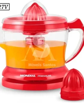 ESPREMEDOR DE FRUTAS MONDIAL PREMIUM E-23 127V  VERMELHO