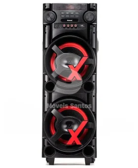 CAIXA DE SOM AMVOX AMPLIFICADORA ACA 1000 NEW X 1000 WATS
