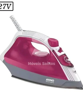 FERRO DE PASSAR ARNO A VAPOR FSGC STEAMGLISS 127V ROSA
