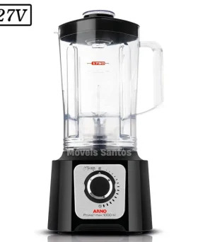 LIQUIDIFICADOR ARNO POWER MAX LN55 1000W 15 VEL 127V PRETO