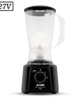 LIQUIDIFICADOR ARNO POWER MIX LQ10 550W 2 VEL 127V PRETO