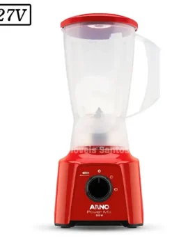 LIQUIDIFICADOR ARNO POWER MIX LQ11 550W 2 VEL 127V VERMELHO