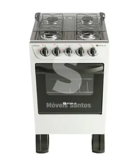 FOGAO 4B BRASLAR PISO NEW SIRIUS PLUS AUTOMATICO BRANCO