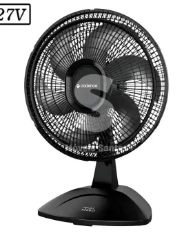 VENTILADOR CADENCE TURBO REFRESH VTR410 45CM 6 PAS 3 VEL 127V PRETO