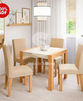 CJ MESA 4C CIMOL GRACE QUADRADA 90X90 NATURE / OFF WHITE