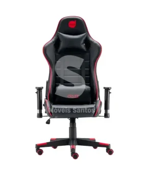 CADEIRA GAMER DAZZ PRIME-X V2 PRETO/VERMELHO