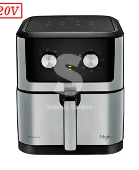 FRITADEIRA ELGIN CHROME FRY 8L 220V PRETO/INOX