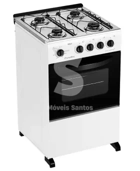 FOGAO 4B ESMALTEC BALI SIMPLES BRANCO