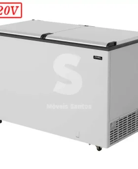 FREEZER CONSERVADOR ESMALTEC ECH500 HORIZONTAL 468L 220V BRANCO