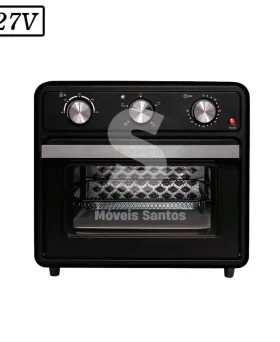 FORNO ELETRICO FOGATTI AIR FRYER 22L 127 PRETO