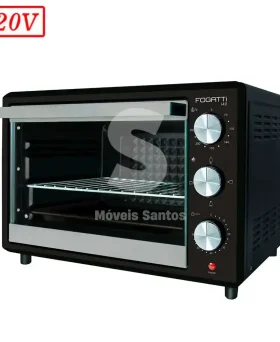 FORNO ELETRICO FOGATTI I40 40L 220V PRETO