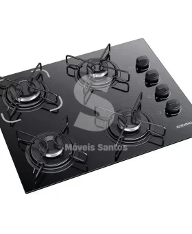 FOGAO 4B ITATIAIA COOKTOP ESSENCIAL PRETO