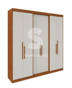 ROUPEIRO 6P. ABRIR 2G HERVAL PH1804 C/PES CARVALHO VERMONTT/OFF WHITE