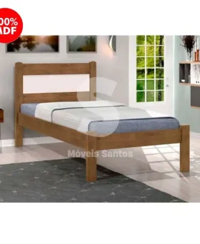 CAMA JA SOLTEIRO PRISMA JEQUITIBA/OFF WHITE