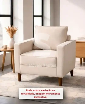 POLTRONA MALU CHANEL CASTOR VELUDO