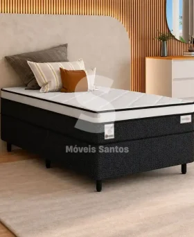 CJ BASE BOX/COLCHAO D26 88X188X72 PLUMATEX SMARTFLEX BLACK
