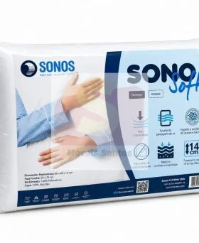 TRAVESSEIRO SONOS SOFT 68X48X14