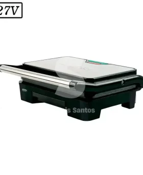 SANDUICHEIRA GRILL MALLORY ASTERIA COMPACT 900W 127V INOX/PRETA