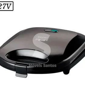 SANDUICHEIRA GRILL MALLORY CLASSIC GRILL 750W 127V PRETA