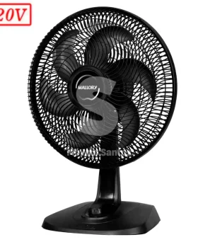VENTILADOR MALLORY TURBO FRESH 2 EM 1 40CM 6 PAS 3 VEL 220V PRETO