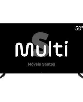 SMART TV MULTILASER TL059M DLED 4K 50" ROKU 4 HDMI 2 USB WIFI INTEGRAD