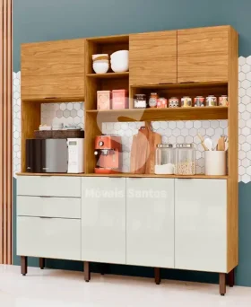 COZINHA COMPACTA MX BOREAL MARROCOS/OFF WHITE
