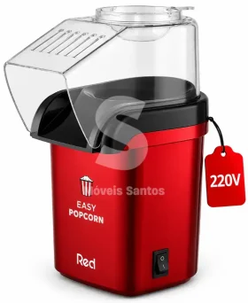 PIPOQUEIRA RED MOBILE EASY POPCORN PQ100 1200W 220V VERMELHA