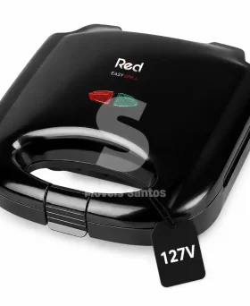 SANDUICHEIRA EASY GRILL RED MOBILE 750W SA100 127V PRETA