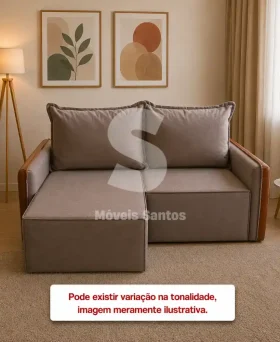 ESTOFADO BOMFLEX DAKAR RETRATIL SATURNO LINHO INCA 08